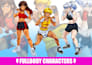 draw anime character design for visual novel